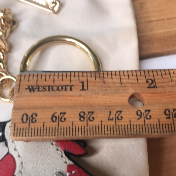 Marc Jacobs Year of the Rooster Leather Keychain Bag Charm with Gold Hardware - Picture 13 of 16